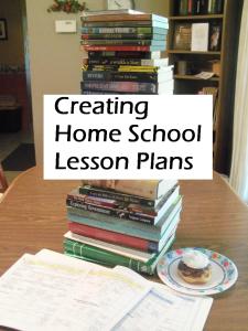 Creating Home School Lesson Plans